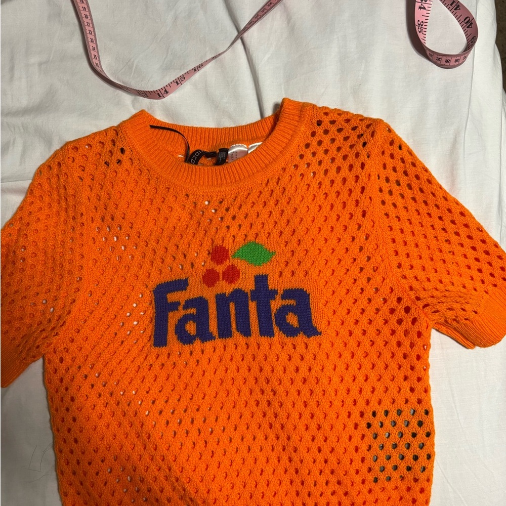 Fanta Short Sleeve Tee Mesh Design